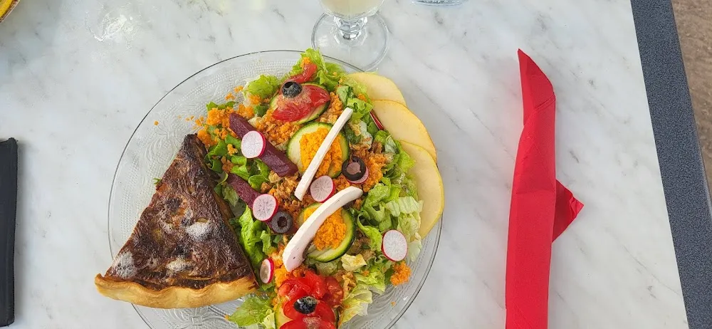 Salade Avec Quiche Maison